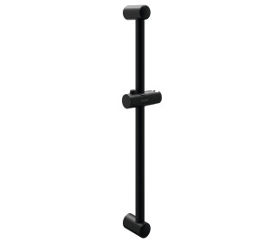 Black round shower bar